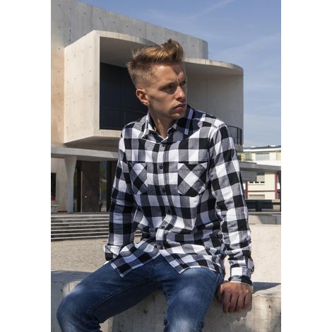 Checked Flanell Shirt-BUILD YOUR BRAND