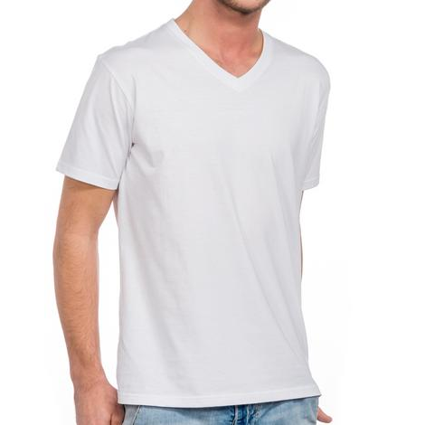 T-shirt V-NECK Men  160 Coton Peigné NO LABEL
