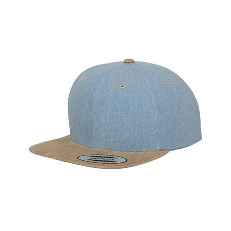 Chambray-Suede Snapback-FLEXFIT