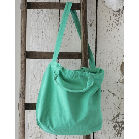 Zipped Canvas Shopper-SG BAGS
