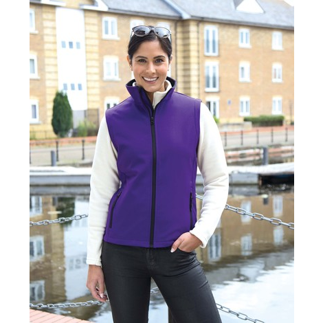 Bodywarmer softshell Femme 2 couches Printable RESULT CORE