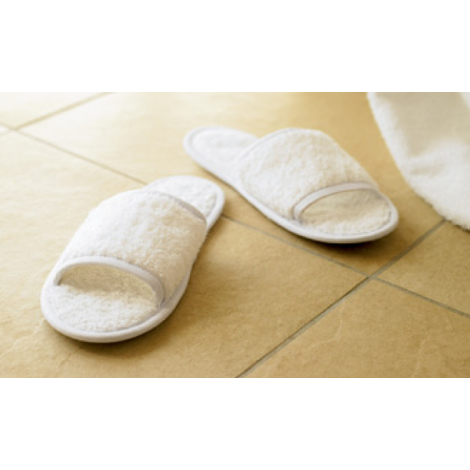 Classic Terry Slippers - Open Toe-TOWEL CITY