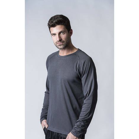 T-shirt 100% polyester Manches Longues ACQUA ROYAL