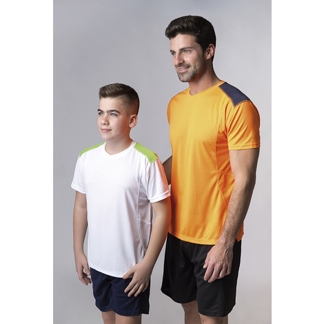 T-shirt Technique 100% polyester GIRO Enfant ACQUA ROYAL