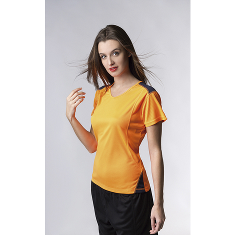 T-shirt Technique 100% polyester GIRO Femme ACQUA ROYAL