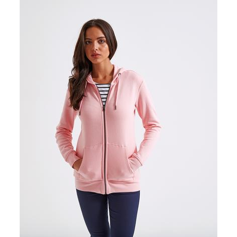 Sweat à capuche femme zippé bio