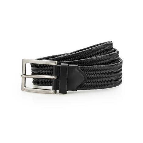 Ceinture tressée en cuir vértable