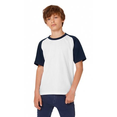 T-shirt Manches CourtesBASEBALL Kids 185 B&C