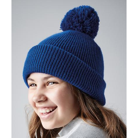 Junior Reflective Bobble Beanie-BEECHFIELD