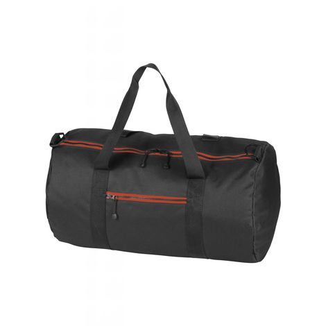 WEEK END BAG-BLACK&MATCH