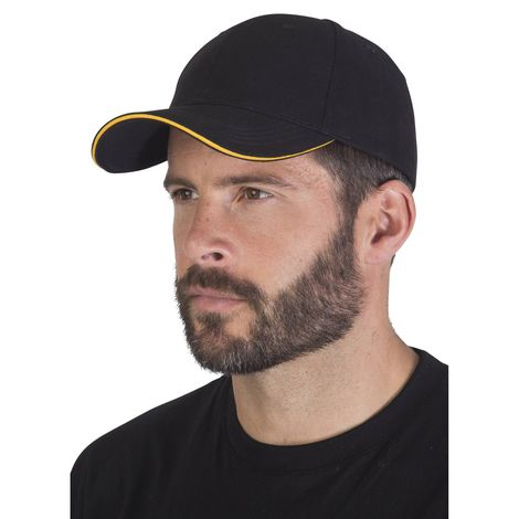 Casquette 6 panneaux-BLACK&MATCH