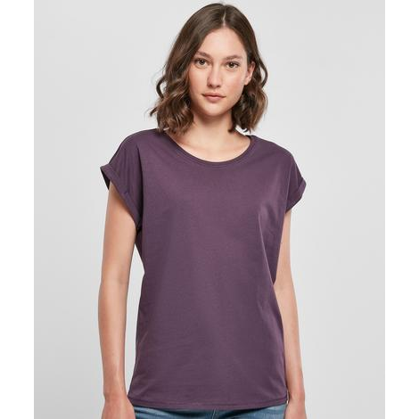 Ladies Extended Shoulder T-shirt-BUILD YOUR BRAND