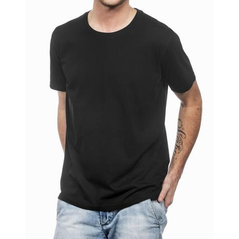 T-shirt Round Neck Men  160 Coton Peigné NO LABEL