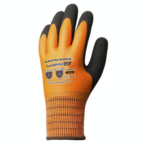 Gants EUROWINTER L22 fourré acryl dble enduction latex -COVERGUARD EUROTECHNIQUE