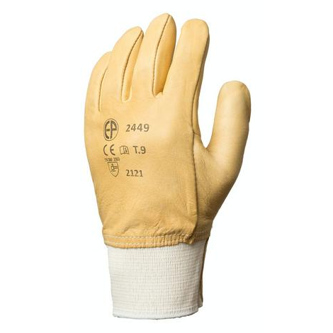 Gants fleur vachette hydrofuge, protège artère ( 1 unité = 10 paires) COVERGUARD EUROTECHNIQUE