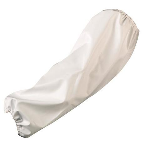 Manchette PU blanc 45cm (1 unité = 50 paires)-COVERGUARD WORKWEAR