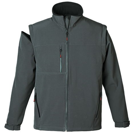 YANG 2 EN 1 Veste Softshell.COVERGUARD SEASONS