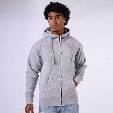 Sweat Capuche zippé toucher peau de pêche 330 COTTONRIDGE