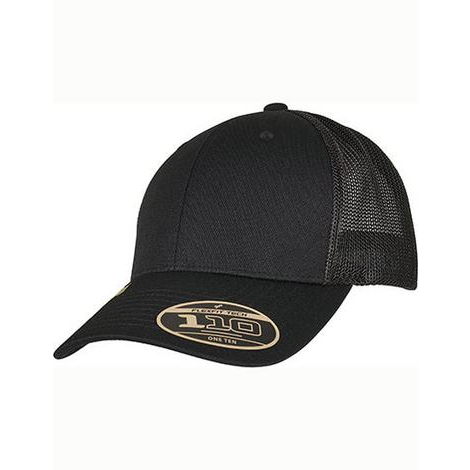 110 Recycled Alpha Shape Trucker Cap-FLEXFIT