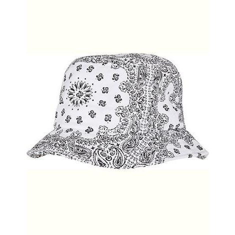 Bandana Print Bucket Hat-FLEXFIT