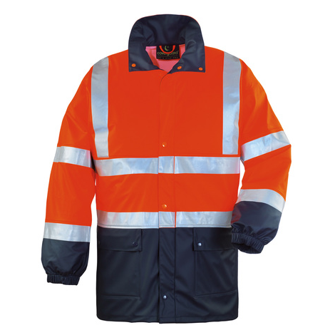 Veste polyurethanehane HARBOR  orange/marine COVERGUARD HI-VIZ