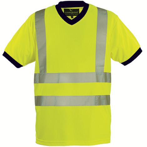 T-shirt YARD col V - COVERGUARD HI-VIZ