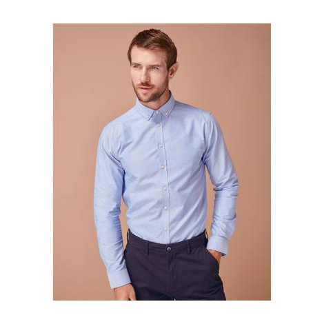 Chemise Oxford Moderne À Manches Longues- Slim HENBURY