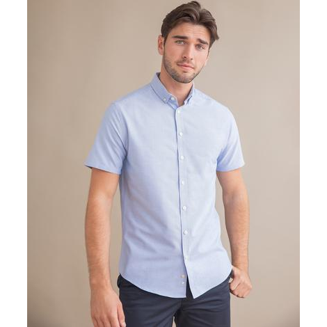 Chemise Oxford moderne à manches courtes Regular -HENBURY