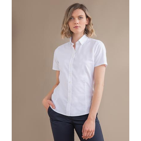 Chemise Oxford Femme moderne Manches courte-HENBURY