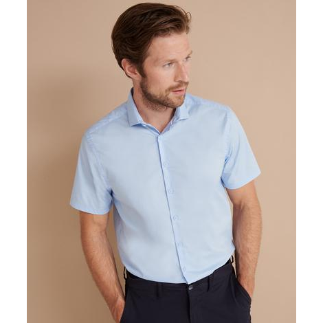 Chemise stretch à manches courtes Homme-HENBURY