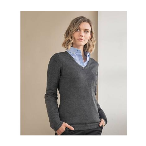 Pull col V Femme HENBURY