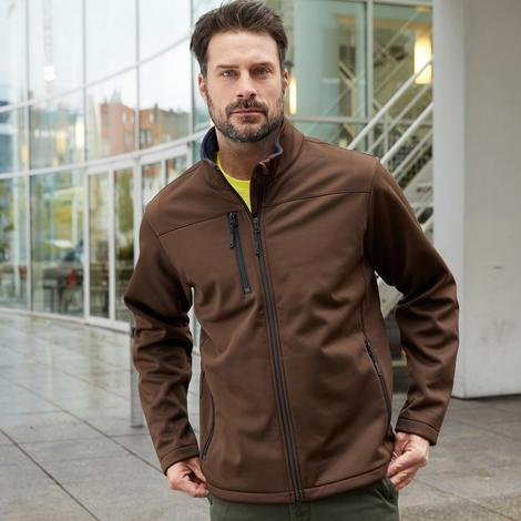 Men S Softshell Jacket-JAMES NICHOLSON