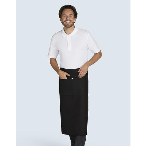 PROVENCE - Eyelets Bistro Apron with Pocket -SG BISTRO