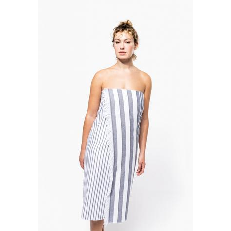 Fouta rayée avec franges - KARIBAN