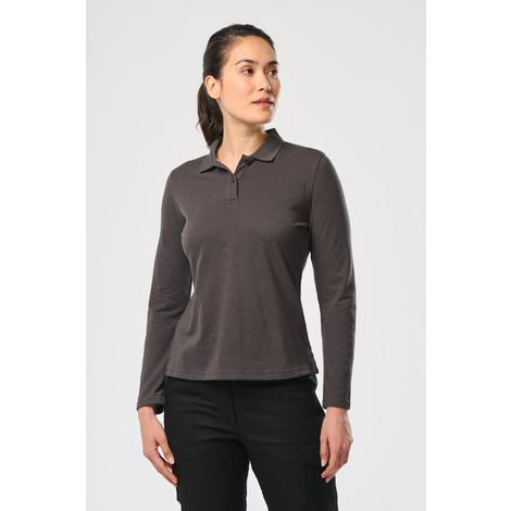 Polo Manches Longues Femme-KARIBAN