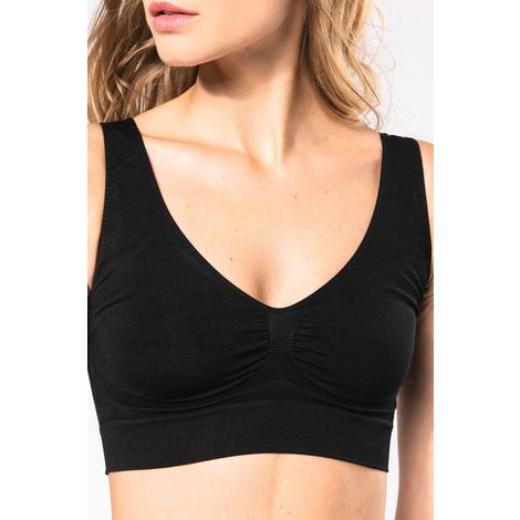 Soutien-gorge écoresponsable sans couture effet push-up-KARIBAN