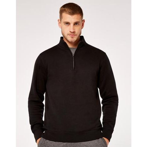 Regular Fit 1/4 Zip Sweatshirt-KUSTOM KIT