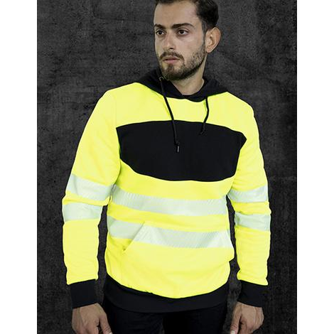 EOS Hi-Vis Workwear Hoody With Printing Area