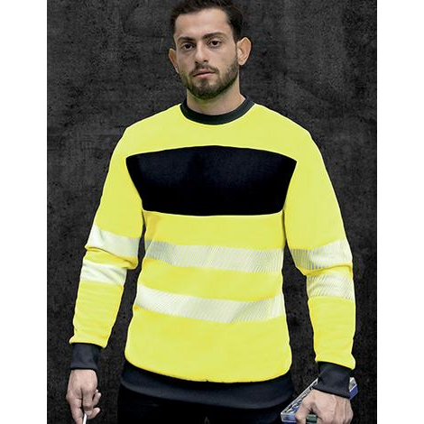 EOS Hi-Vis Workwear Sweatshirt With Printing Area