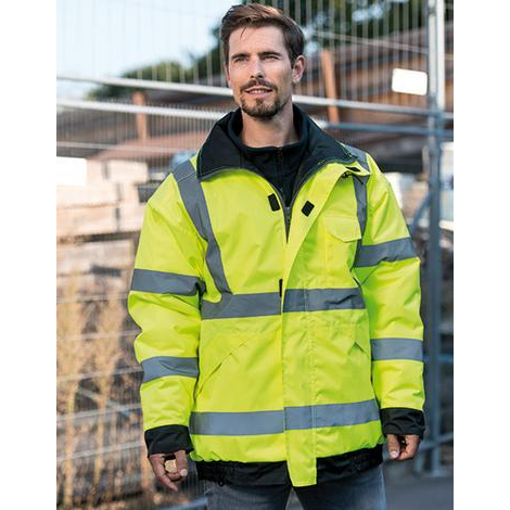 Premium Hi-Viz Rain-Jacket-KORNTEX