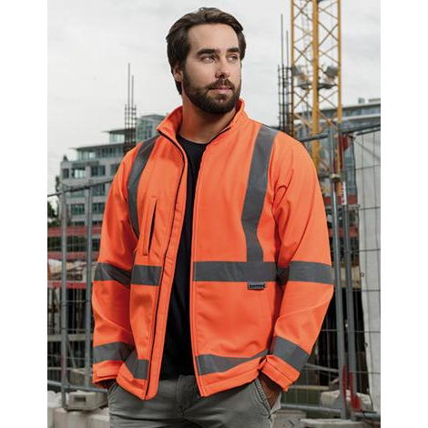 Hi-Viz Softshelljacket-KORNTEX