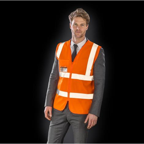 Gilet de sécurité avec zip SAFETY TABARD RESULT CORE