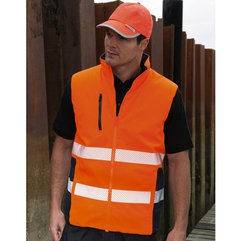 Reversible Soft Padded Safety Gilet-RESULT