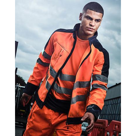 Pro Hi-Vis Softshell Jacket-REGATTA