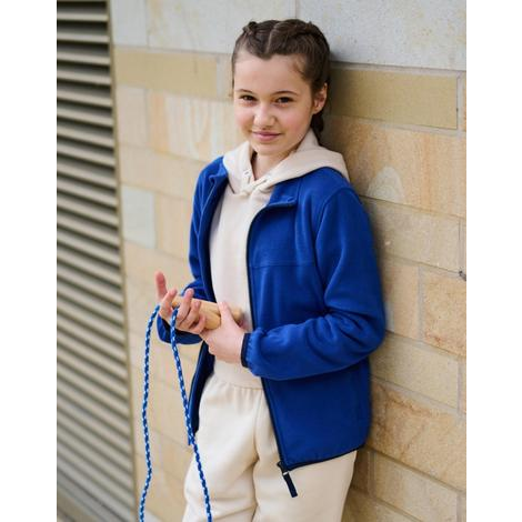 Junior Full Zip Microfleece-Regatta