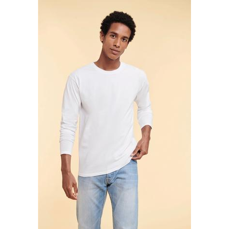 Iconic 195 Ringspun Premium Long Sleeve T-Fruit of the Loom