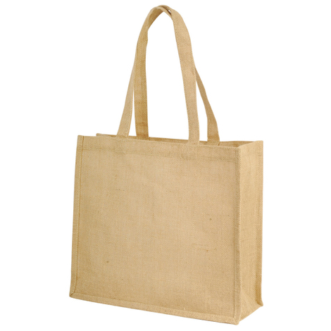 Sac cabas en jute Calcutta avec anses longues SHUGON