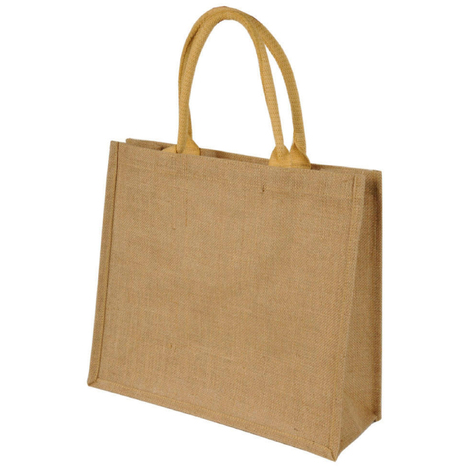 Sac cabas en jute Calcutta avec anses longues SHUGON