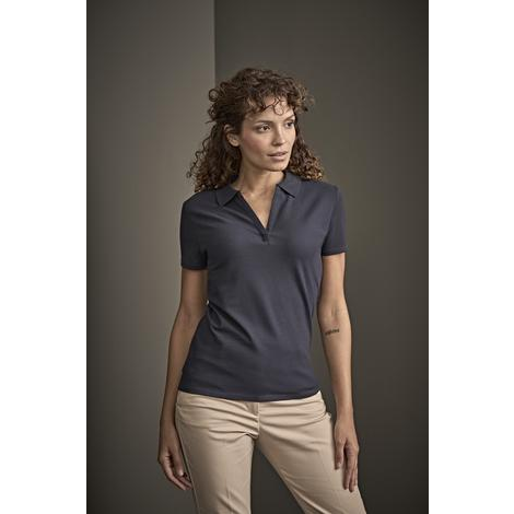 Women's Luxury Stretch V Polo-TEE JAYS