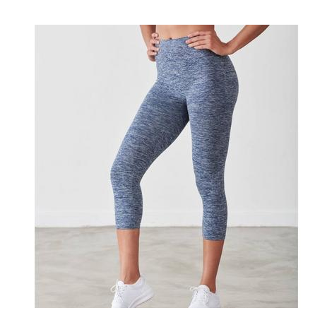 Ladies' Seamless Cropped Legging-TOMBO